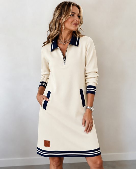 Elina™ | Buikbedekkende Polojurk Met Rits