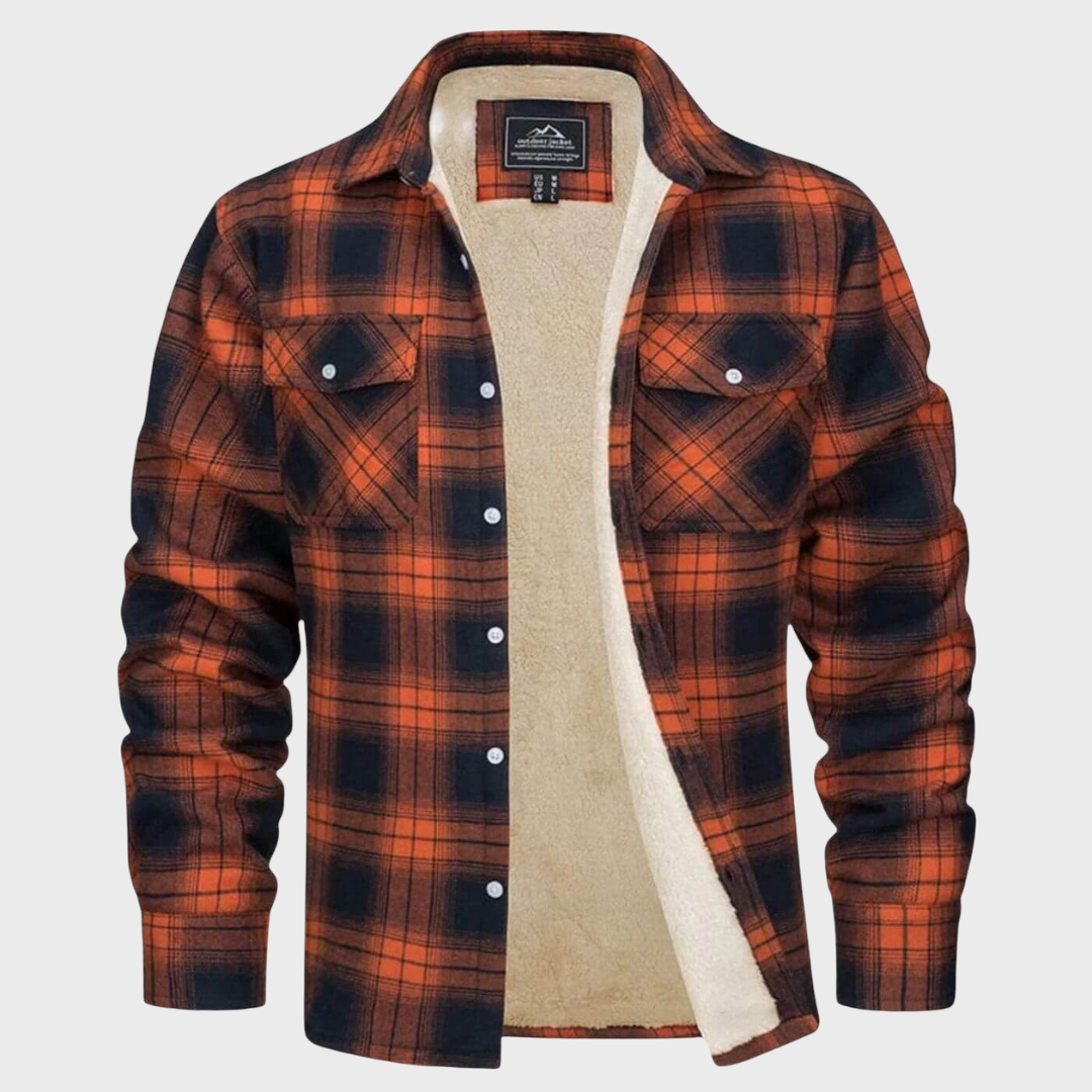 Axel™ | Casual Geruite Shirt Jas