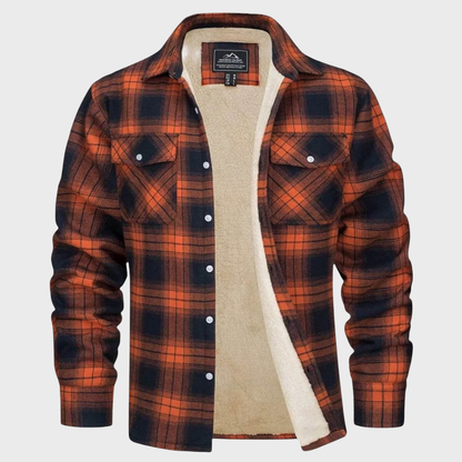Axel™ | Casual Geruite Shirt Jas