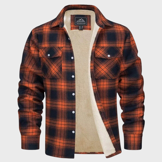 Axel™ | Casual Geruite Shirt Jas