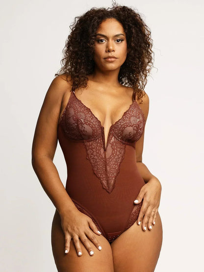 Noé™ | Elegante body met diepe V-halsuitsnijding