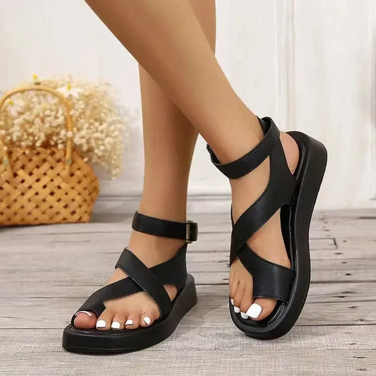 Nera™ | Comfortabele Platte Sandalen