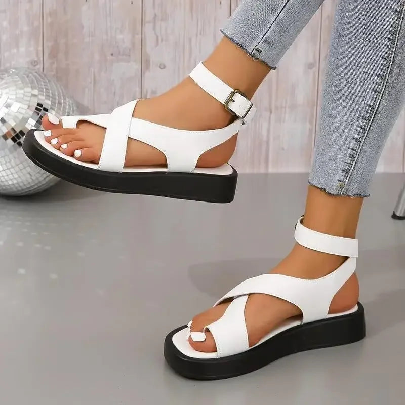 Nera™ | Comfortabele Platte Sandalen