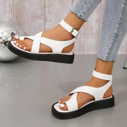 Nera™ | Comfortabele Platte Sandalen