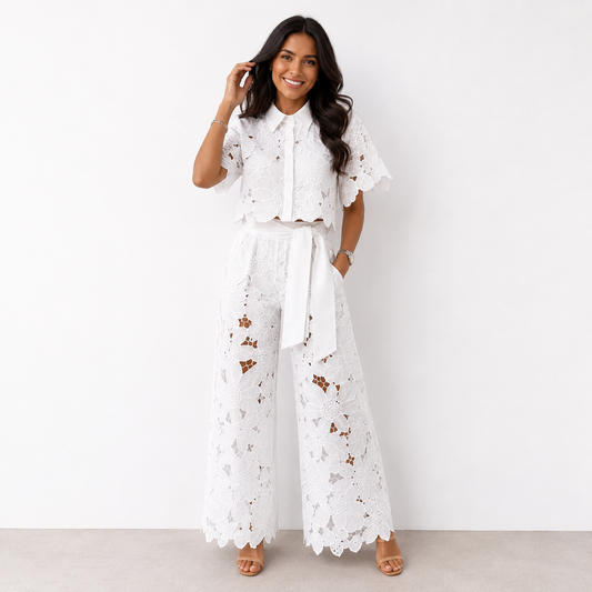 Arielle™ | Elegante Tweedelige Kanten Set