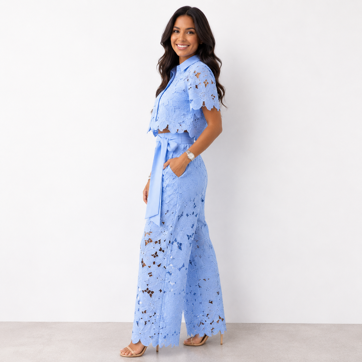 Arielle™ | Elegante Tweedelige Kanten Set