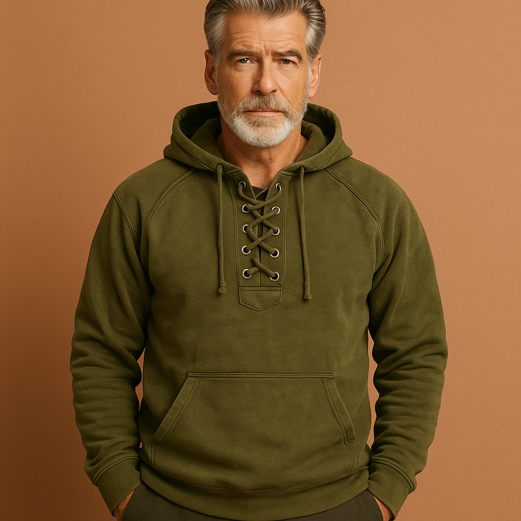 Lorin™ | Hoodie met veterdetail