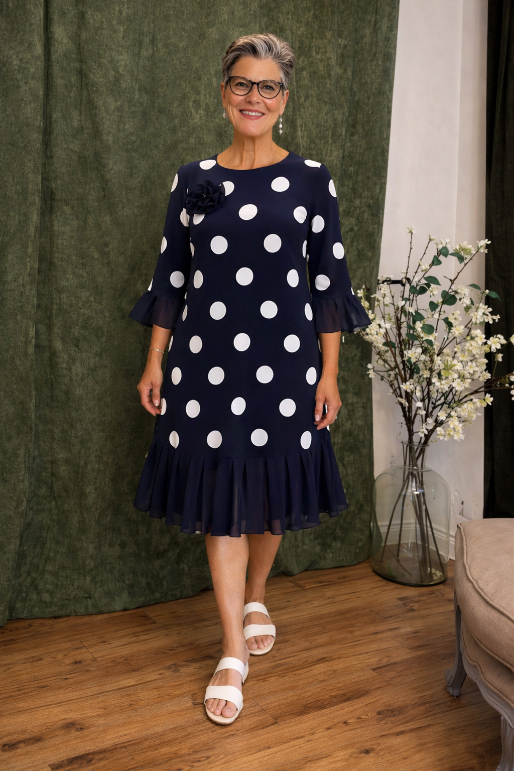 Ingrid™ | Stijlvolle Comfortabele Midi Jurk