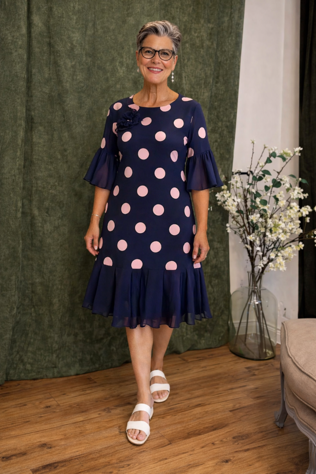 Ingrid™ | Stijlvolle Comfortabele Midi Jurk