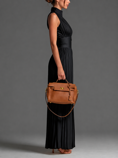 Elise™ | Chique Jumpsuit Met Halternek En Tailleband