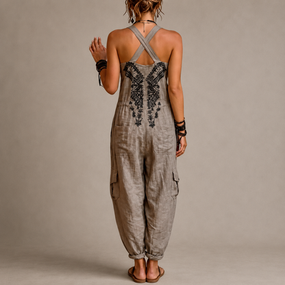 Mieke™ | Bohemian Jumpsuit Met Borduursel