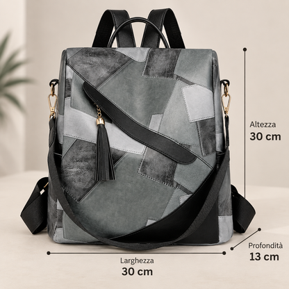 Rosine™ | Patchwork Anti-Diefstal Rugzak 6