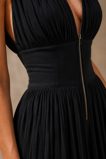 Vanya™ | Elegante Geplooide Jumpsuit