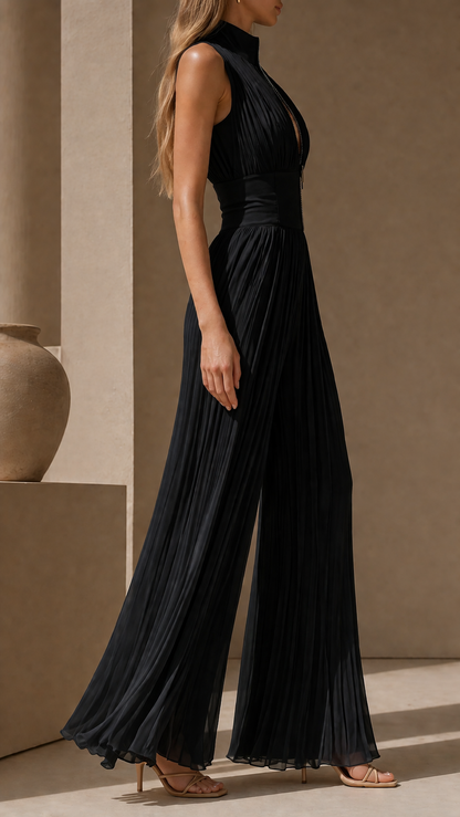 Vanya™ | Elegante Geplooide Jumpsuit