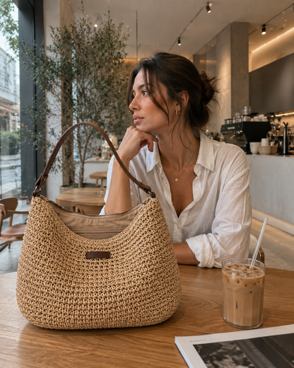 Noor™ | Elegante Geweven Schoudertas