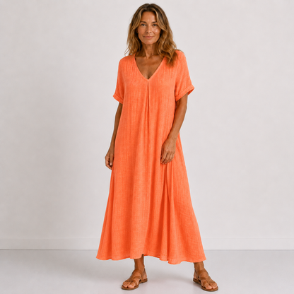 Violet™ | Soepelvallende Maxi Jurk