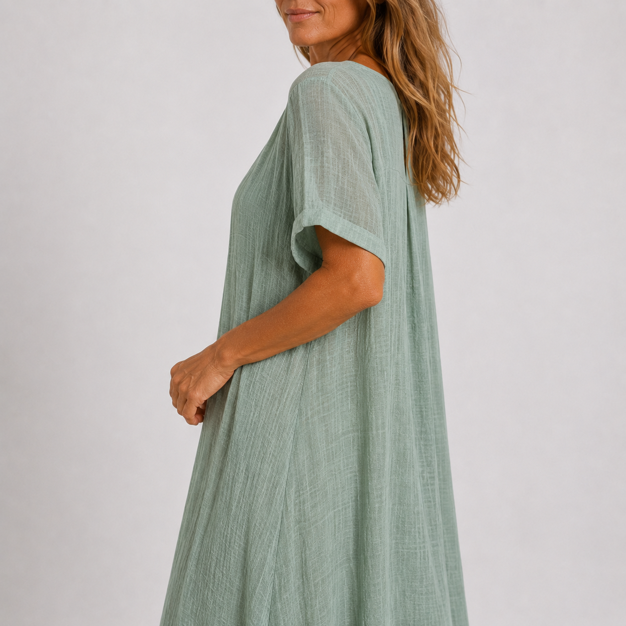 Violet™ | Soepelvallende Maxi Jurk