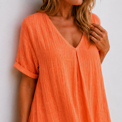 Violet™ | Soepelvallende Maxi Jurk