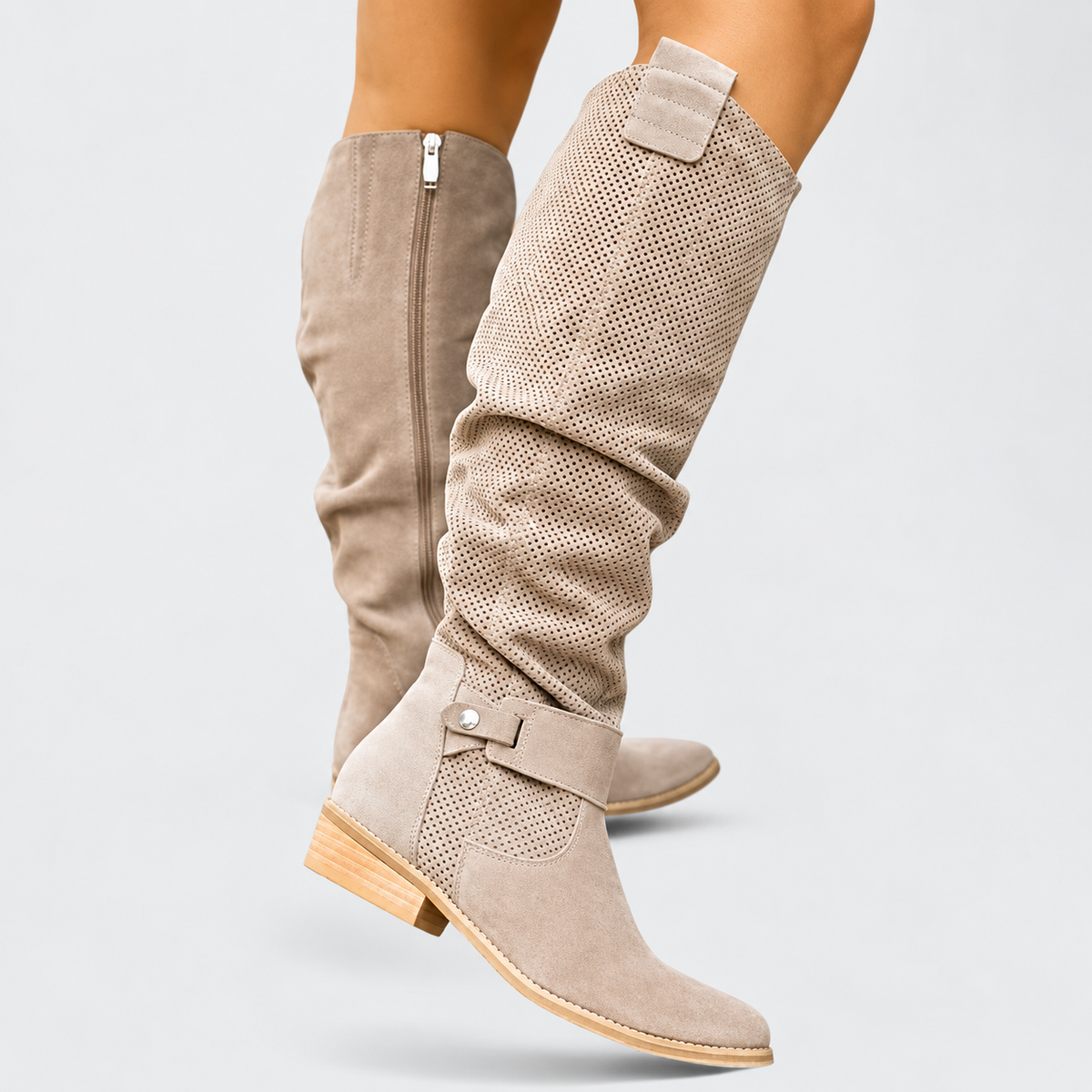 Kirsten™ | Comfortabele Orthopedische Suède Laarzen