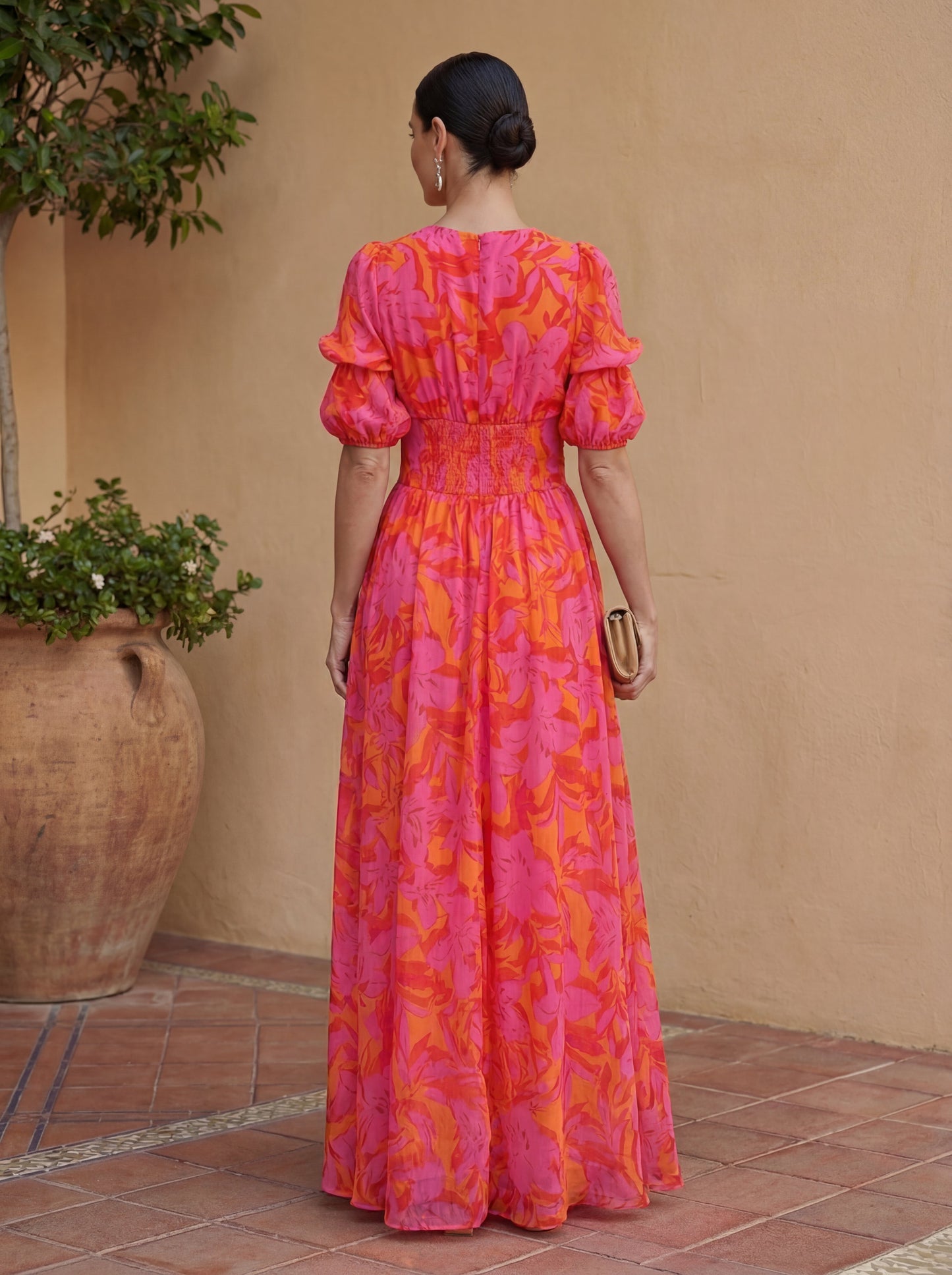 Isabella™ | Elegante Maxi Jurk met V-Hals