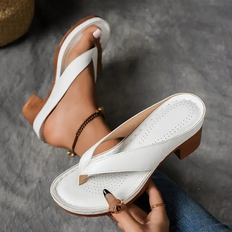 Nela™ | Elegante Minimalistische Hakken Sandalen