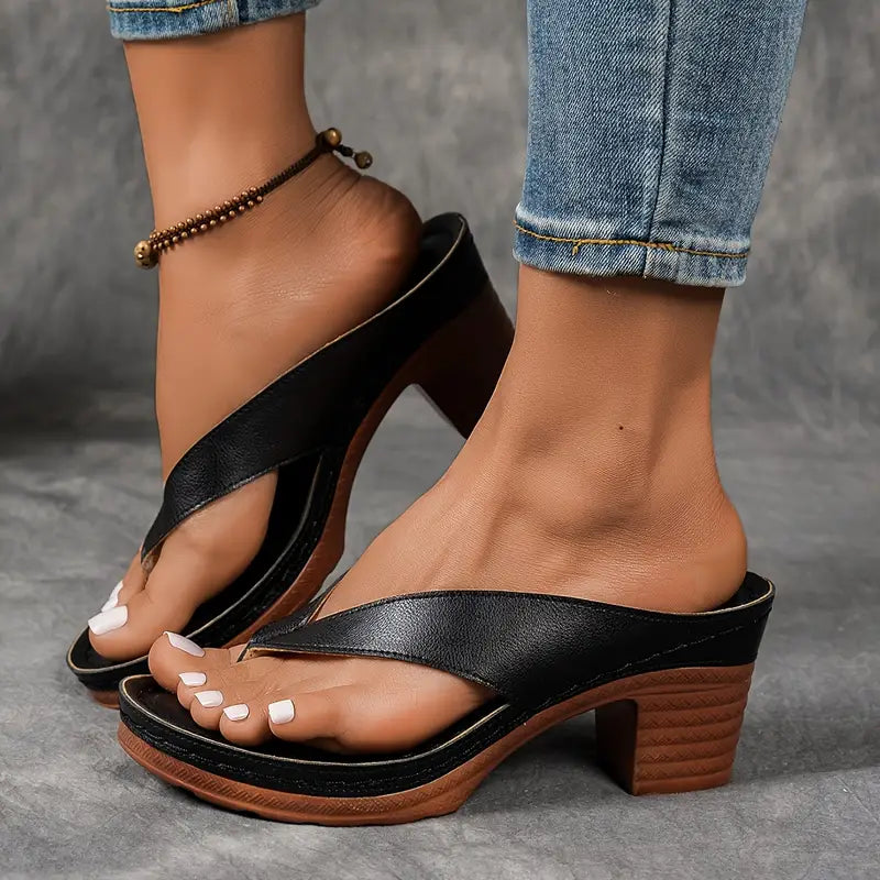Nela™ | Elegante Minimalistische Hakken Sandalen