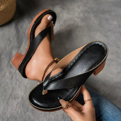 Nela™ | Elegante Minimalistische Hakken Sandalen