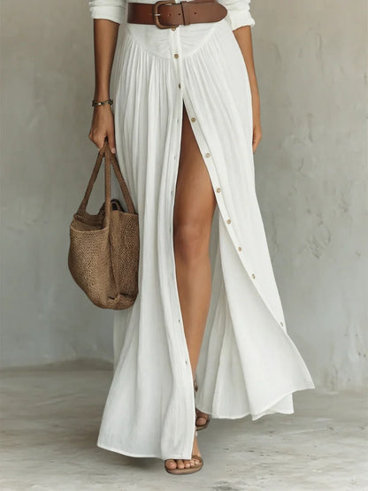 Lena™ | Stijlvolle Maxi Jurk Met Riem