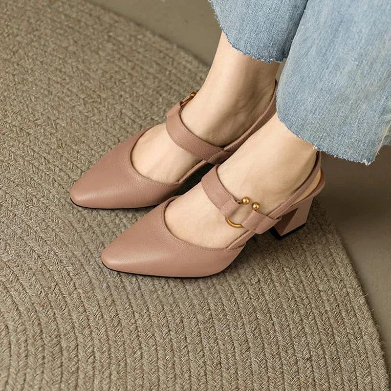 Jovi™ | Orthopedische Pumps Met Spitse Neus En Blokhak 6