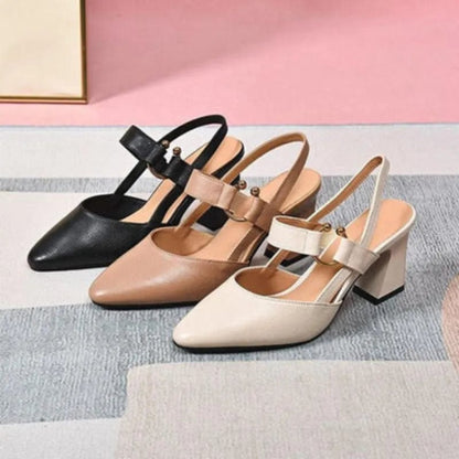 Jovi™ | Orthopedische Pumps Met Spitse Neus En Blokhak 9