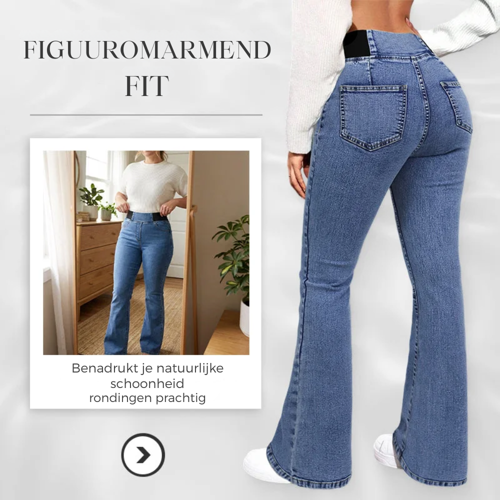 Tara™ | Moderne stretch flare jeans