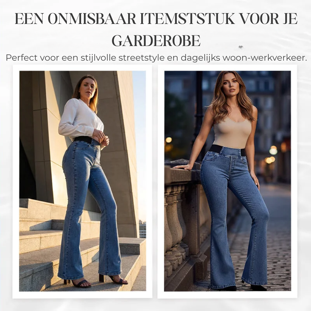 Tara™ | Moderne stretch flare jeans