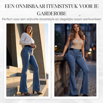 Tara™ | Moderne stretch flare jeans