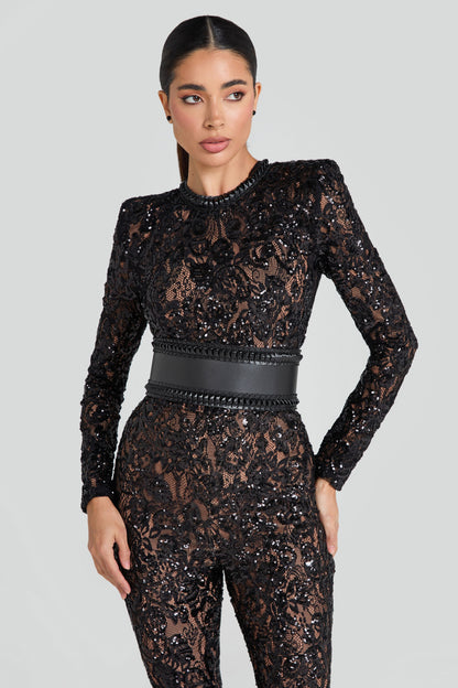 Serin™ | Elegante Pailletten Jumpsuit