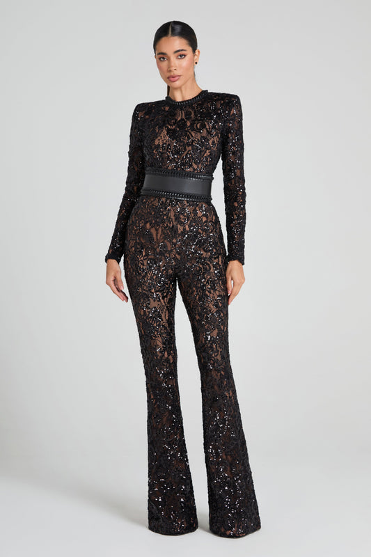 Serin™ | Elegante Pailletten Jumpsuit
