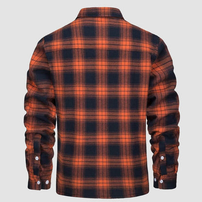 Axel™ | Casual Geruite Shirt Jas