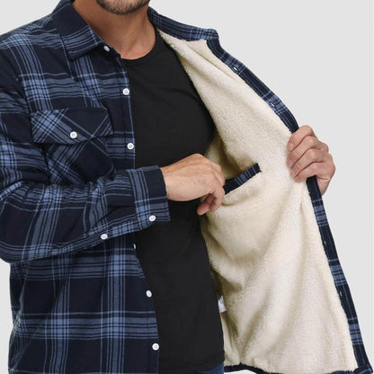 Axel™ | Casual Geruite Shirt Jas