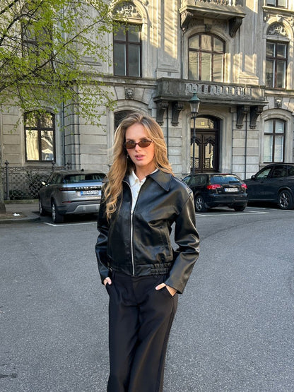Mila™ | Leren Jas