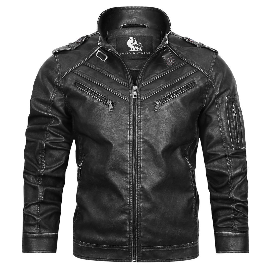 Avelino™ | Engine Leren Jas