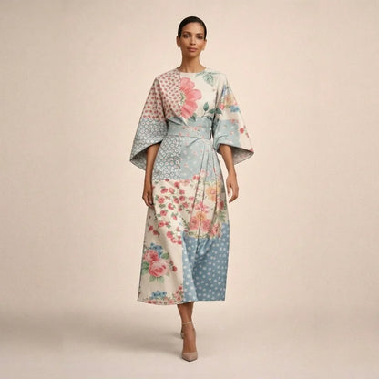 Alma™ | Elegante Midi Jurk