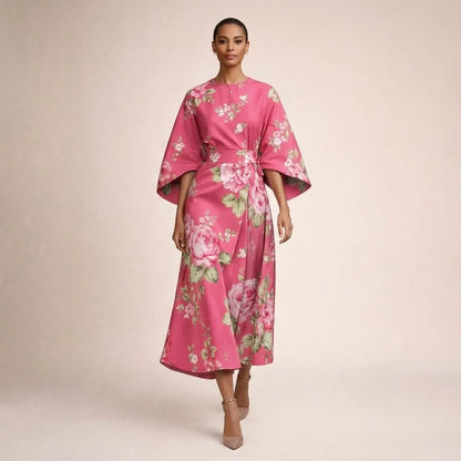 Alma™ | Elegante Midi Jurk