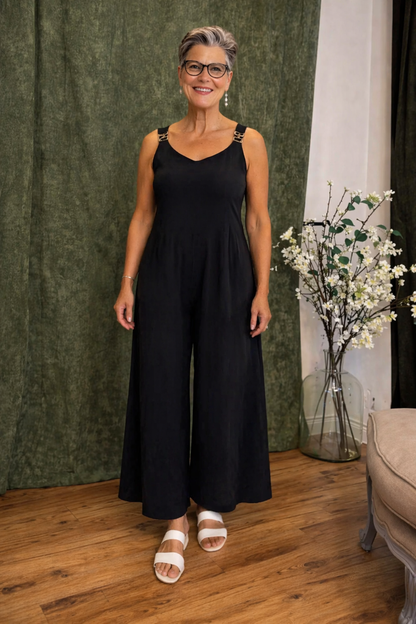 Ingrid™ | Elegante Jumpsuit met Schouderbanden