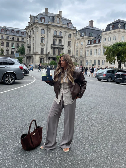 Mila™ | Leren Jas