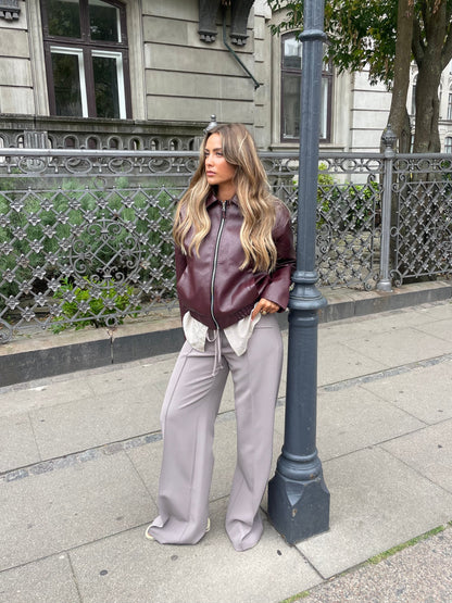 Mila™ | Leren Jas