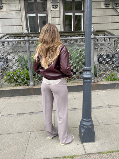 Mila™ | Leren Jas