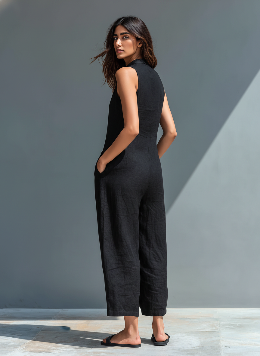 Claire™ | Mouwloze Jumpsuit