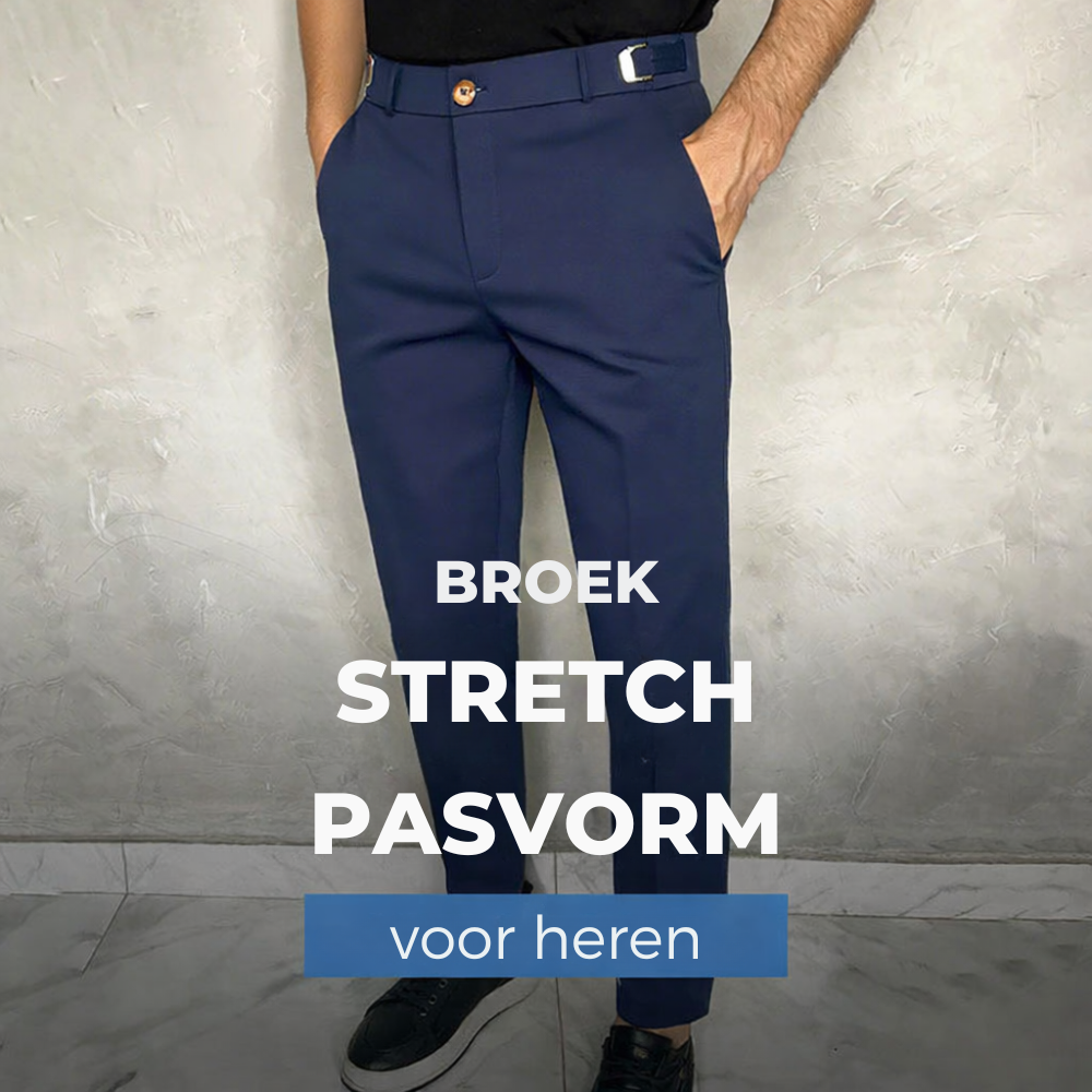 Milo™ | Stijlvolle aansluitende casual broek