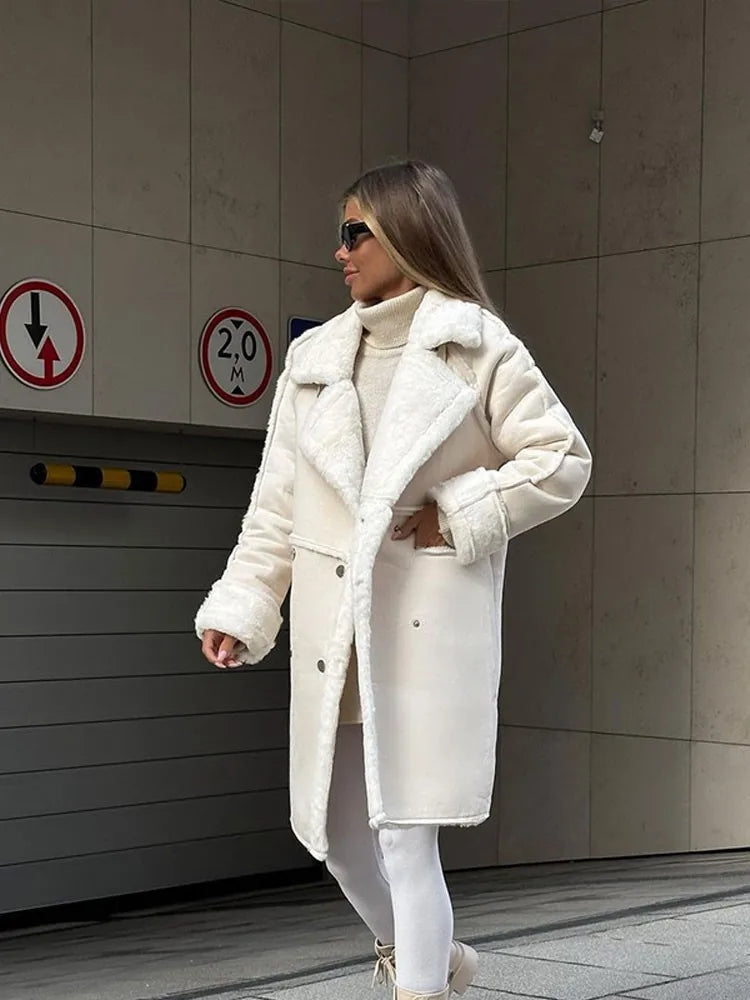 Nikki™ | Chique Lange Jas Met Teddyvoering 4