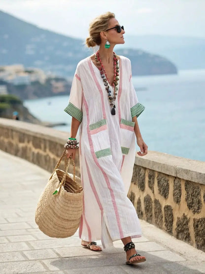 Tavi™ | Elegante Losse Strand Maxi Jurk