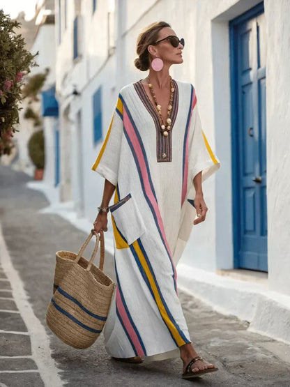 Tavi™ | Elegante Losse Strand Maxi Jurk